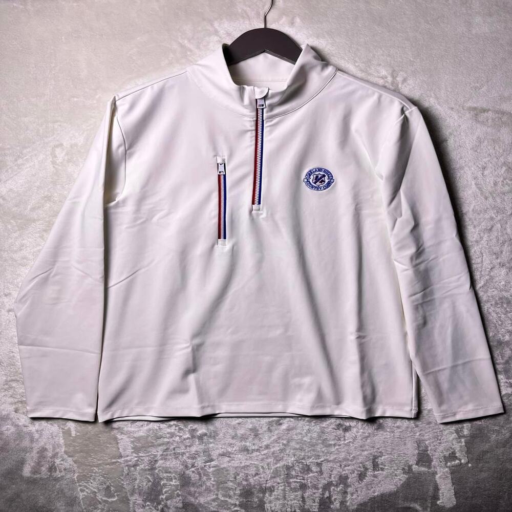 G/Fore Performance Golf 1/4 Zip Men's L Sport USA Luxury Americana Oakland Hills